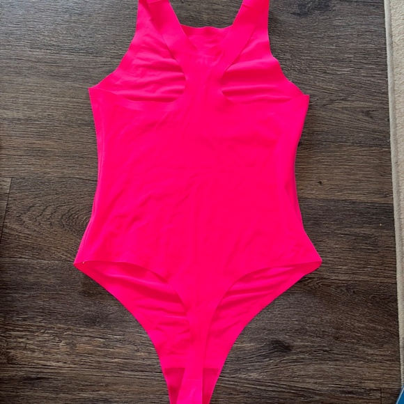 Vibrant Pink Women's Bodysuit - Picture 4 of 6